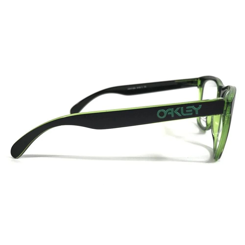 Oakley Eyeglasses Frames Frogskins OX8131-0254 Black Green Full Rim 54-17-138